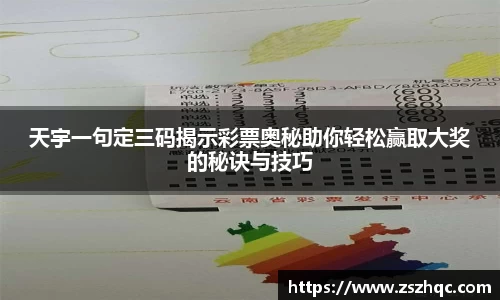 天宇一句定三码揭示彩票奥秘助你轻松赢取大奖的秘诀与技巧